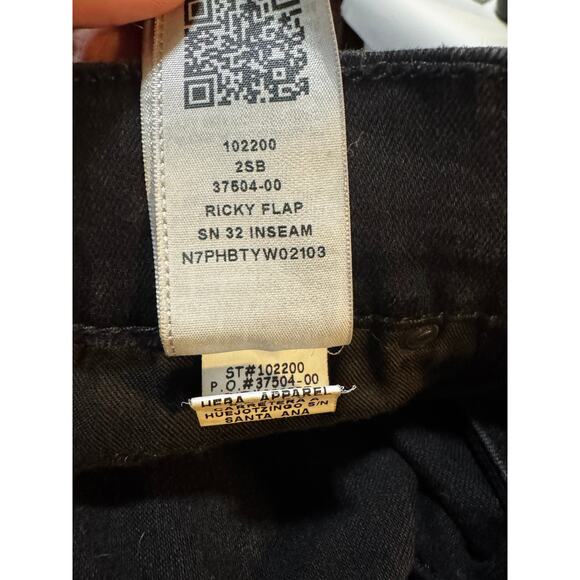 True Religion Ricky Flap Black Jeans Men’s Size 40 Relaxed Straight - Picture 8 of 8